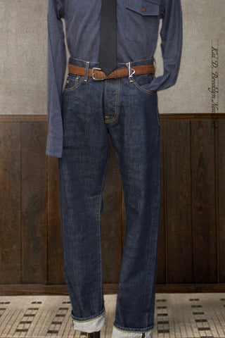 M8 Straight Fit Jeans -Selvage Indigo - 32, 34, 36