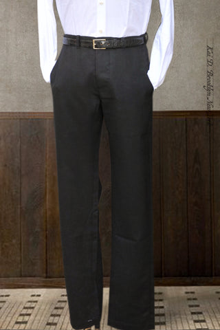 Borough Pants - English Wool Flannel - Black - 30, 32, 34, 36
