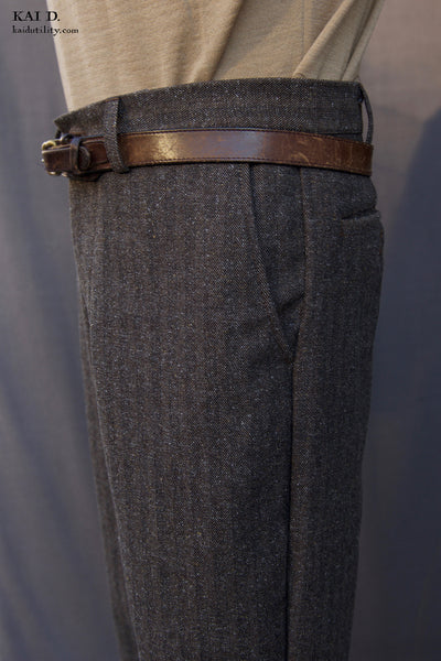 Bosun Pants - Cotton Herringbone Tweed - 30