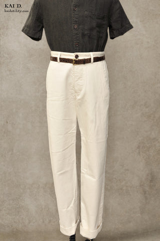 Bosun Pants - Comfort Organic Cotton Twill - 34