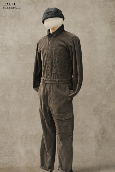 Lindbergh Flight Suit - Garment Dyed Corduroy - L/XL