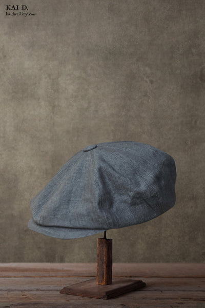 Peaky Hat - Light Weight Belgian Linen - M, L, XL