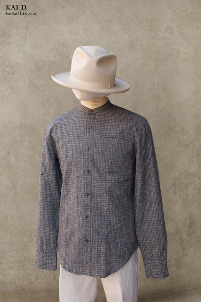 Tanner Shirt - Texture Check - S, M, XL