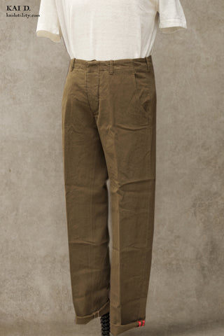Borough Pants - Garment Dyed Cotton Linen - 30, 36