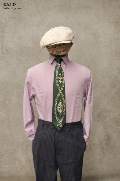 Soft Cotton Herringbone Denham Shirt - M, L, XL