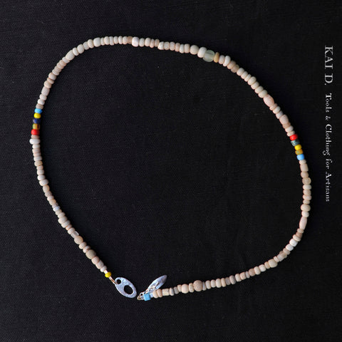 Handmade Beaded Choker Necklace -  Swahili Coast A