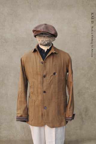 Degas Work Jacket - Soft Cotton Herringbone - M, L, XL