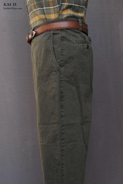 Bosun Pants - Garment Dyed Organic Cotton Twill - 30, 34