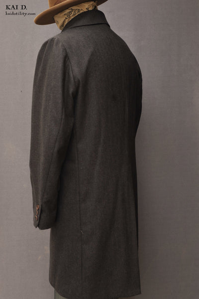 Wool Cashmere Shelby Over Coat - M