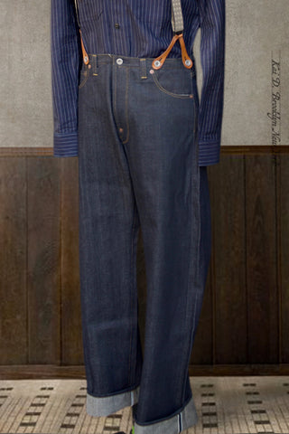 Blue Blanket Single Needle Jeans - Raw Indigo - 32, 34, 36 (NO RETURN)