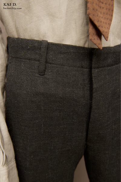 Borough Pants - Black Stipple Weave - 30, 32, 34, 36, 38