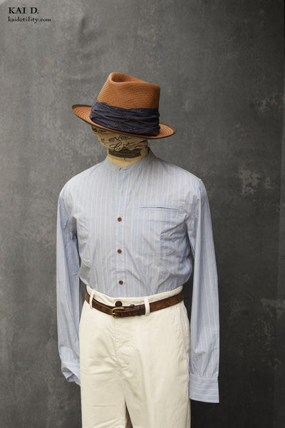 Tanner Shirt - Retro Stripe Cotton - M, L, XL