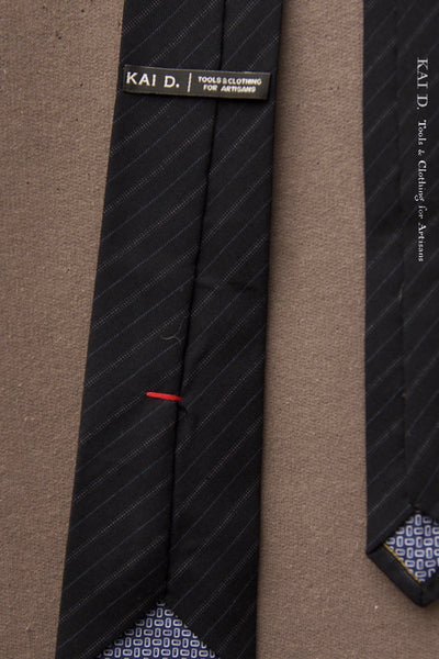 Super 120s Wool Tie - Midnight