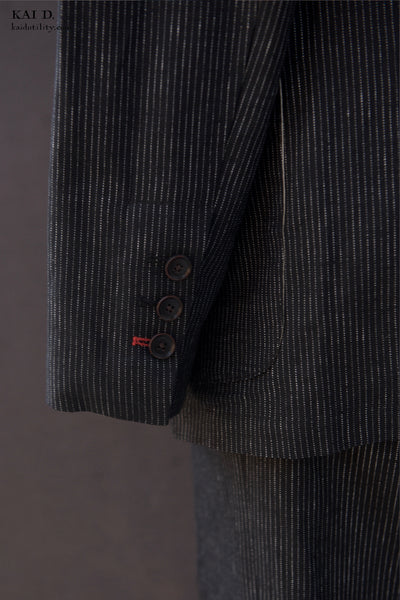 Shoemaker's Jacket - Black Pin - S, M, L, XL, XXL