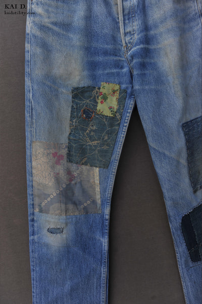 Boro Jeans - Bleached Indigo - 28 (slim straight)