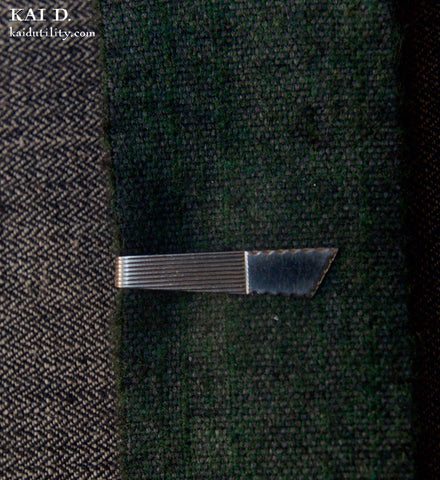 Vintage Tie Clip - F (art deco)