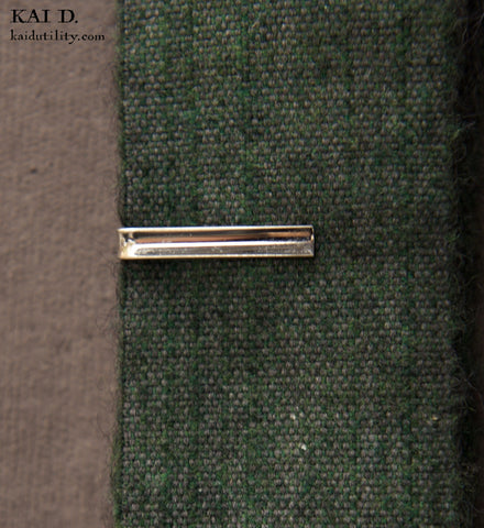 Vintage Tie Clip - J (Simple Indented)