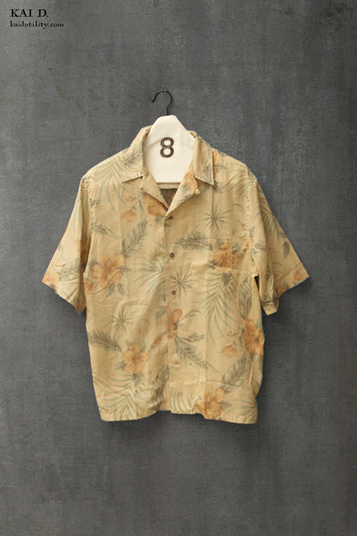 Hawaiian Shirt - Vintage Floral - L, XL