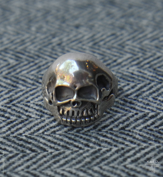 Open Jaw Skull Ring - Size 11 3/4