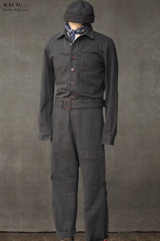 Lindbergh Flight Suit - Cotton Herringbone - M, L, XL