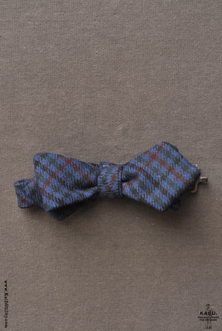 English Tweed Bow Tie - Blue