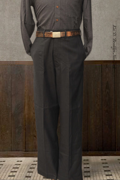 1920s High Waisted Pants - Black - 29. 31, 33, 35