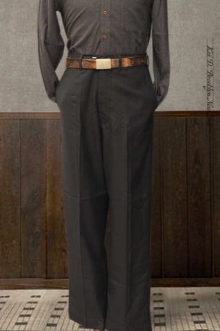 1920s High Waisted Pants - Black - 29. 31, 33, 35