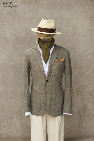 Shoemaker's Jacket -Glen Plaid - M, L, XL