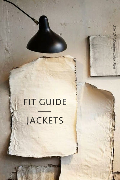 Fit Guide - Kai D. Jackets