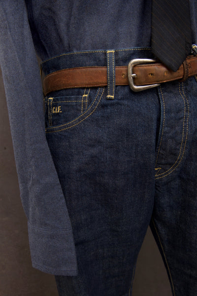 M8 Straight Fit Jeans -Selvage Indigo - 32, 34, 36