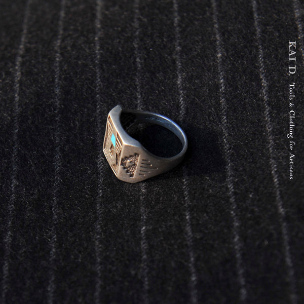 Sterling Silver Ring - Thunderbird- Size 10.5