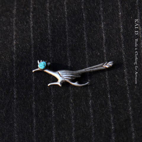 Sterling Silver Brooch - Road Runner IX