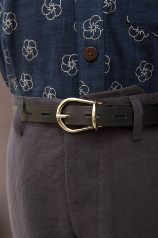 Cleo Skinny Belt - Black - M, L, XL