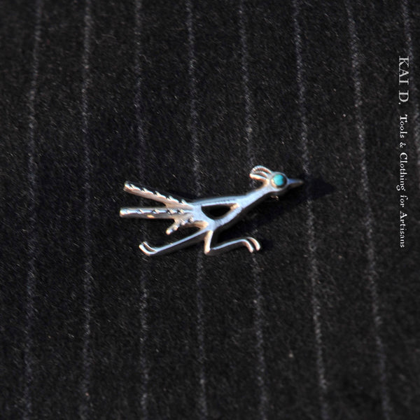 Sterling Silver Brooch - Road Runner XI