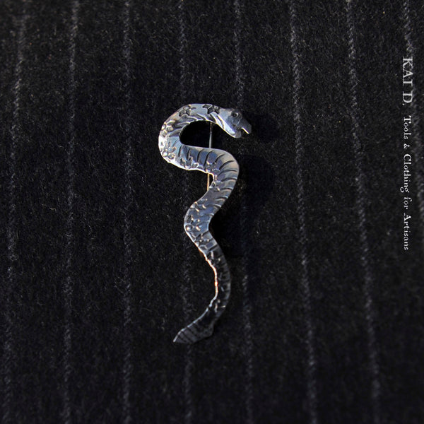 Sterling Silver Brooch - Snake