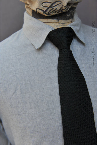 Delancey Shirt - Grey Artisan Twill - S, L, XL