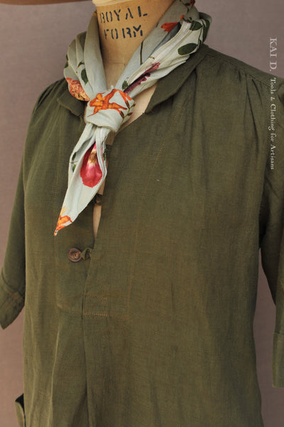 Irina Dress - Belgian Linen - Thyme - S
