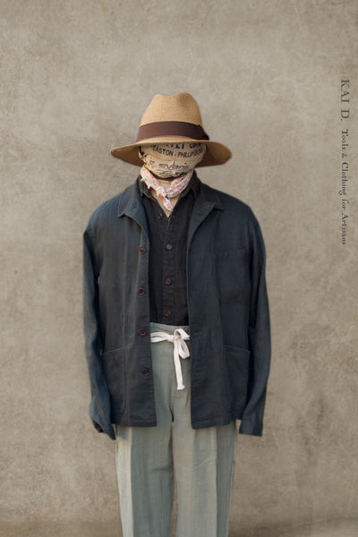 Leisure Jacket - Washed Heavy Linen - S, M, L, XXL