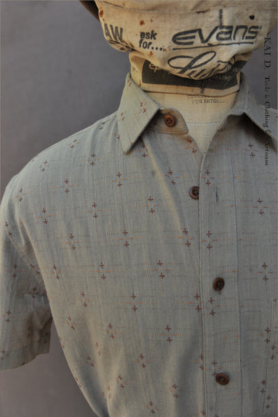 Novel Sashiko Stitch Cassady shirt - M, XL