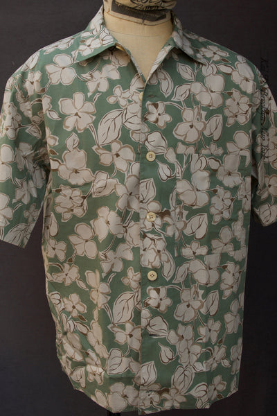 Retro Floral Print Shirt - M, L, XL