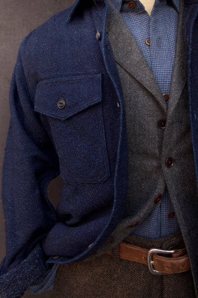 Amundsen Work Shirt - Indigo - 3(M), 4(L), 5(XL)