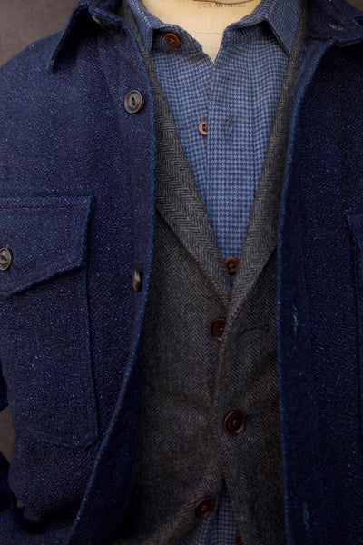 Amundsen Work Shirt - Indigo - 3(M), 4(L), 5(XL)