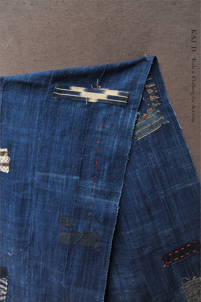 African Indigo Boro Scarf D