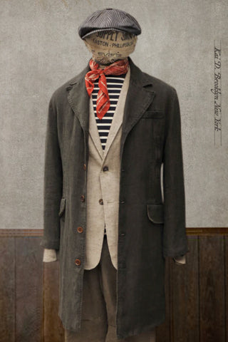 Shelby Coat - Aged Linen - M, L, XL (NO RETURN)