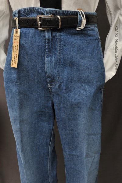 Alcatraz Work Pants - Stone Washed Denim - 48, 50, 52