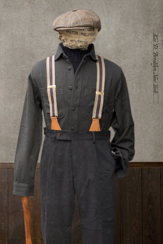 Ames Work Shirt - Iron/Indigo - 3(M), 4(L) (NO RETURN)