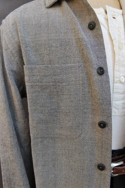 Ames Work Shirt - Iron/Natural - 3(M), 4(L), 5(XL)