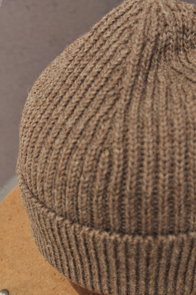 Cardigan Stitch Beanie - taupe