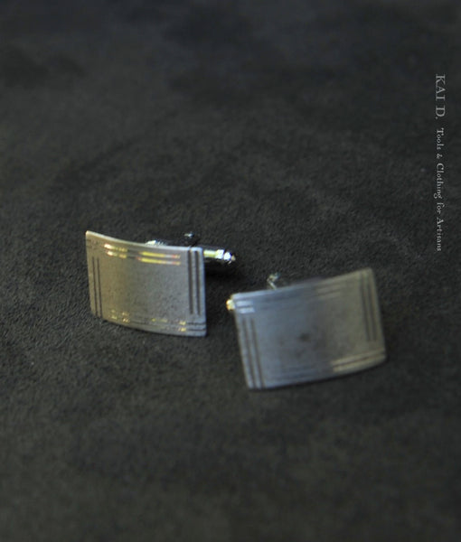 Vintage Silver Cuff Links - Anson