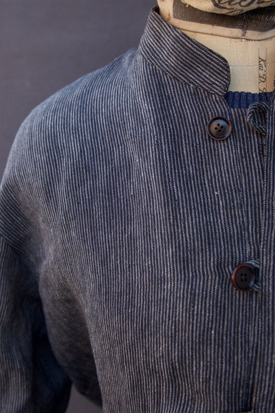 O'Hara Shirt - Antique Cotton Linen Stripe - S, M, L, XL